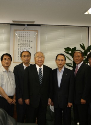 한인회 민단 동경지방본부 표경방문 (2012년7월11일)